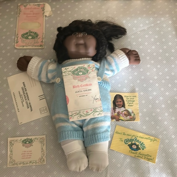 Vintage Coleco 1986 Cornsilk Cabbage Patch Kid W birth certificate - Picture 1 of 6
